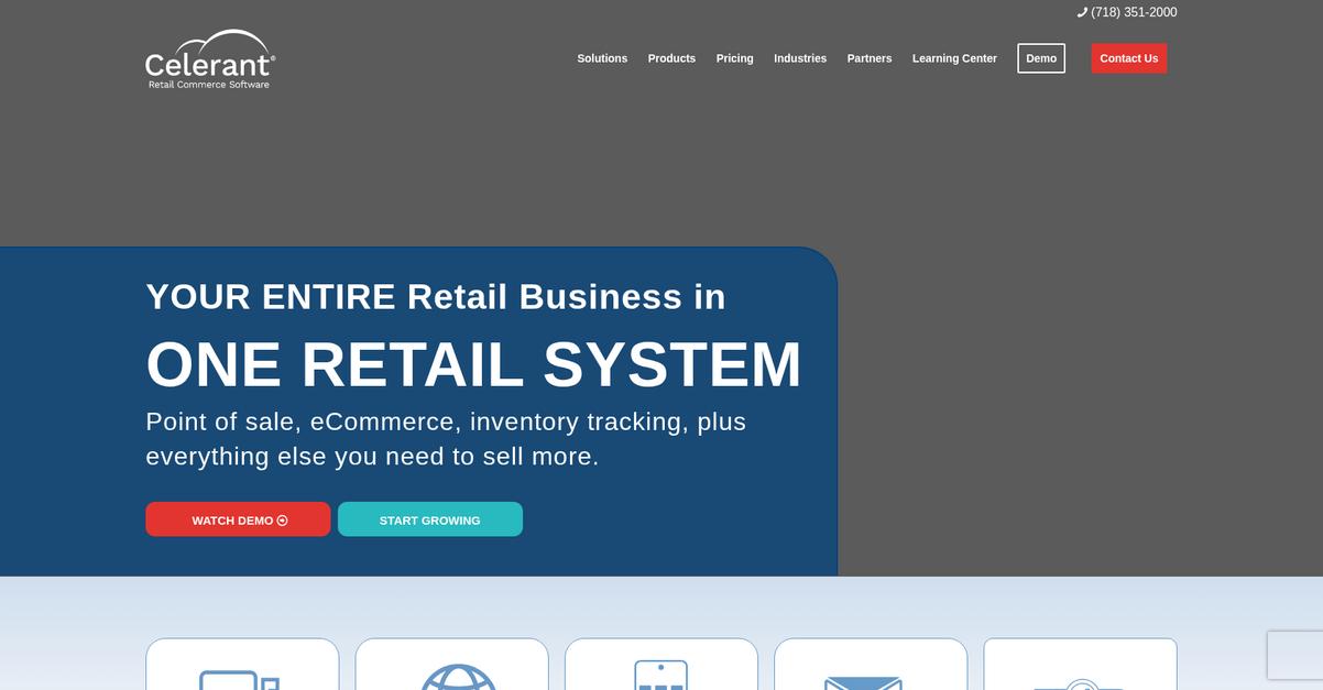 Celerant Technology Homepage