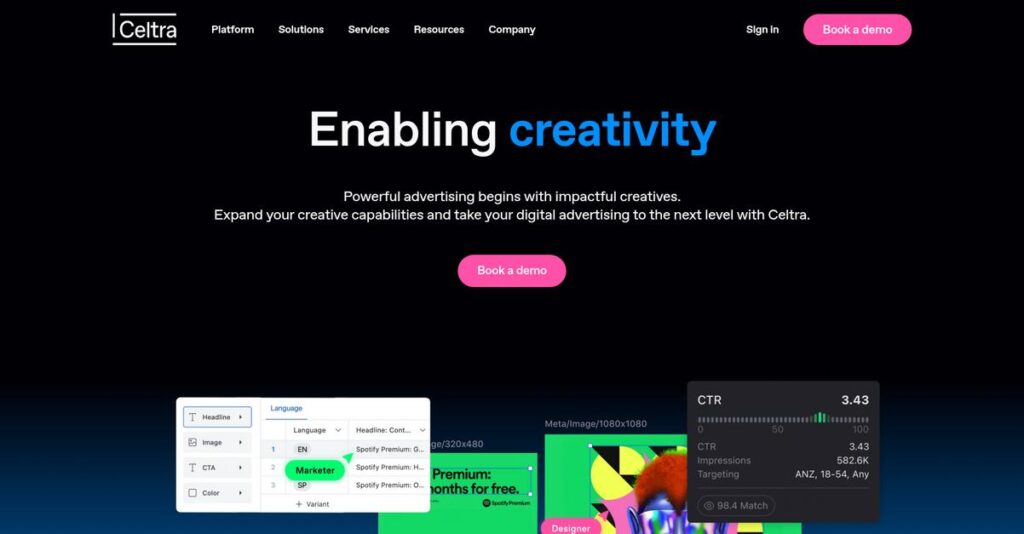 Celtra Homepage