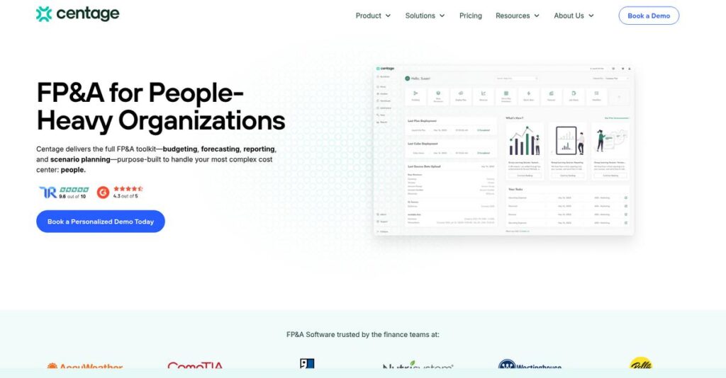Centage Homepage