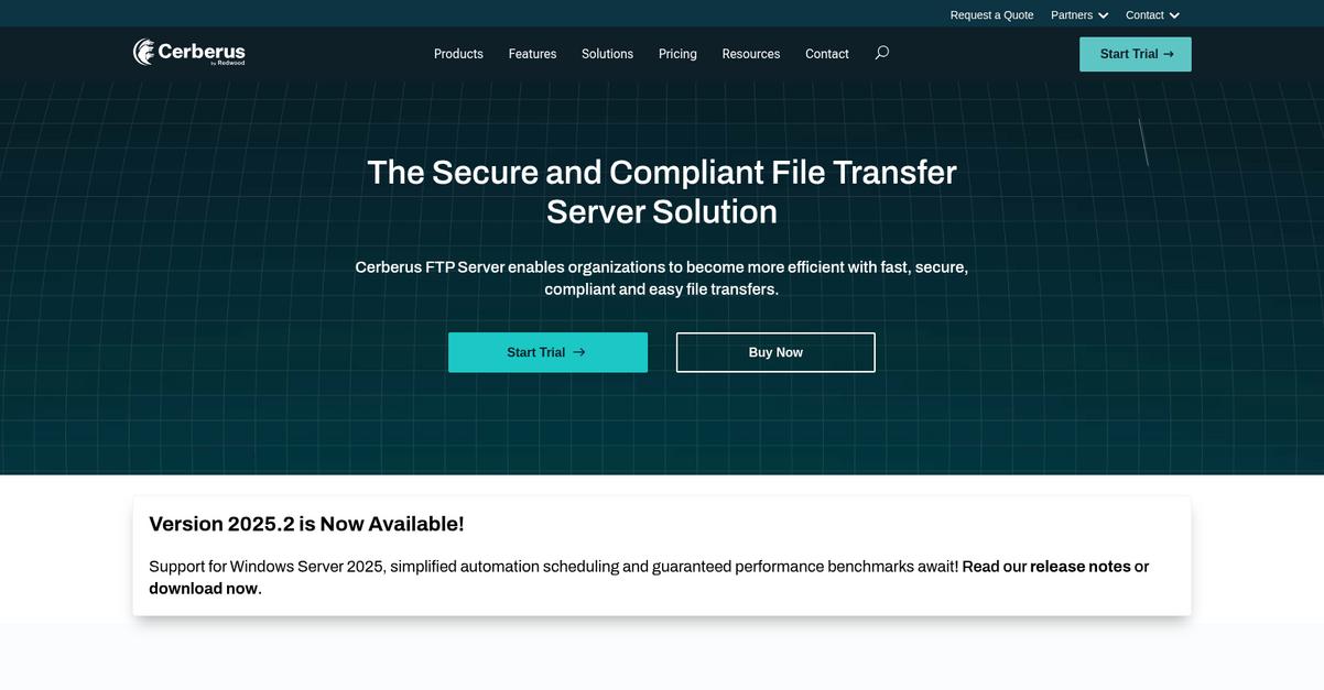 Cerberus Ftp Server Homepage