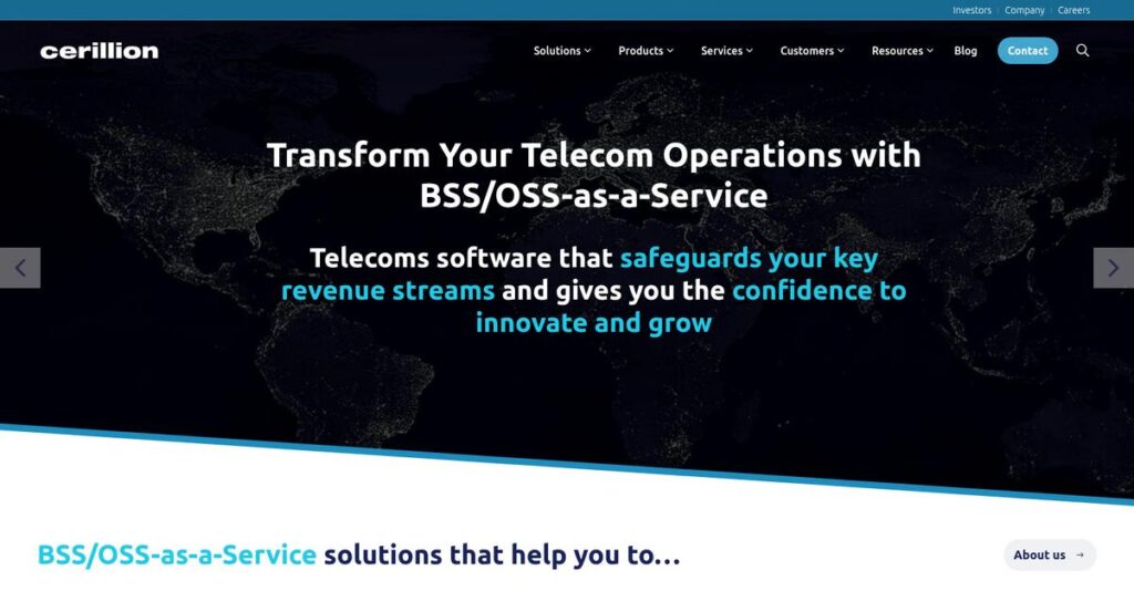 Cerillion Homepage