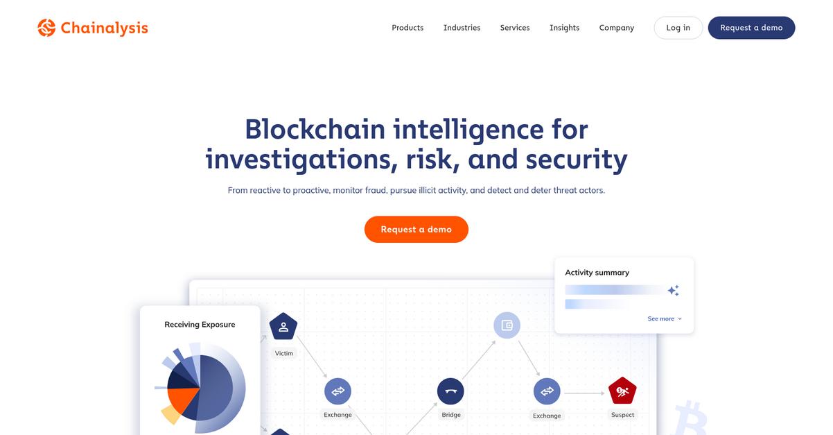 Chainalysis Homepage