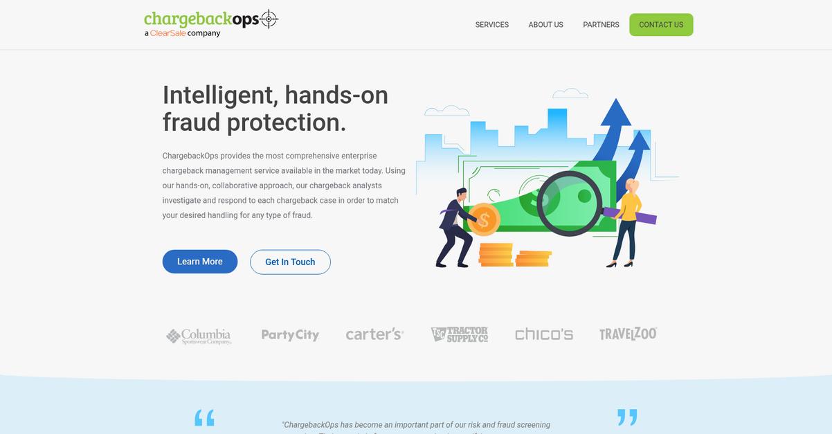 Chargeback Ops Homepage