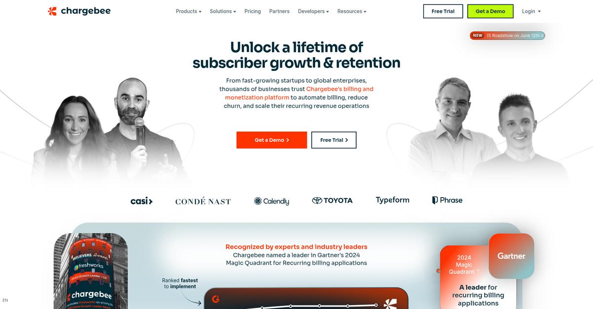 Chargebee Homepage