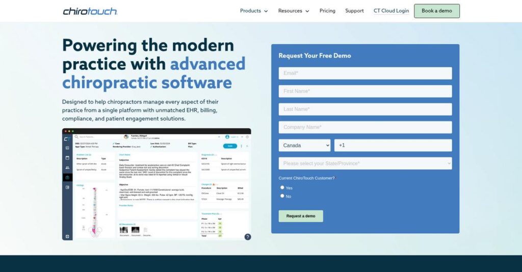 ChiroTouch Homepage