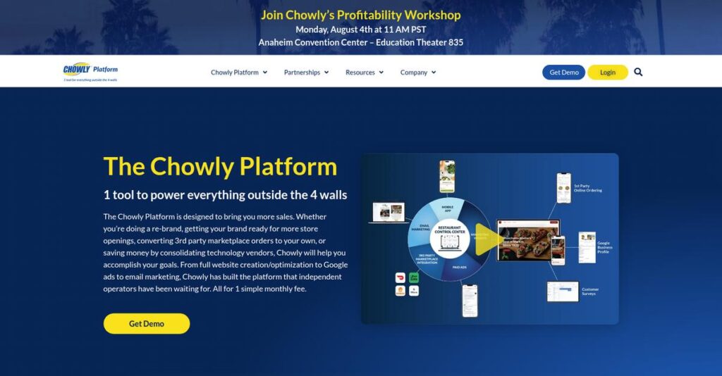 Chowly Homepage
