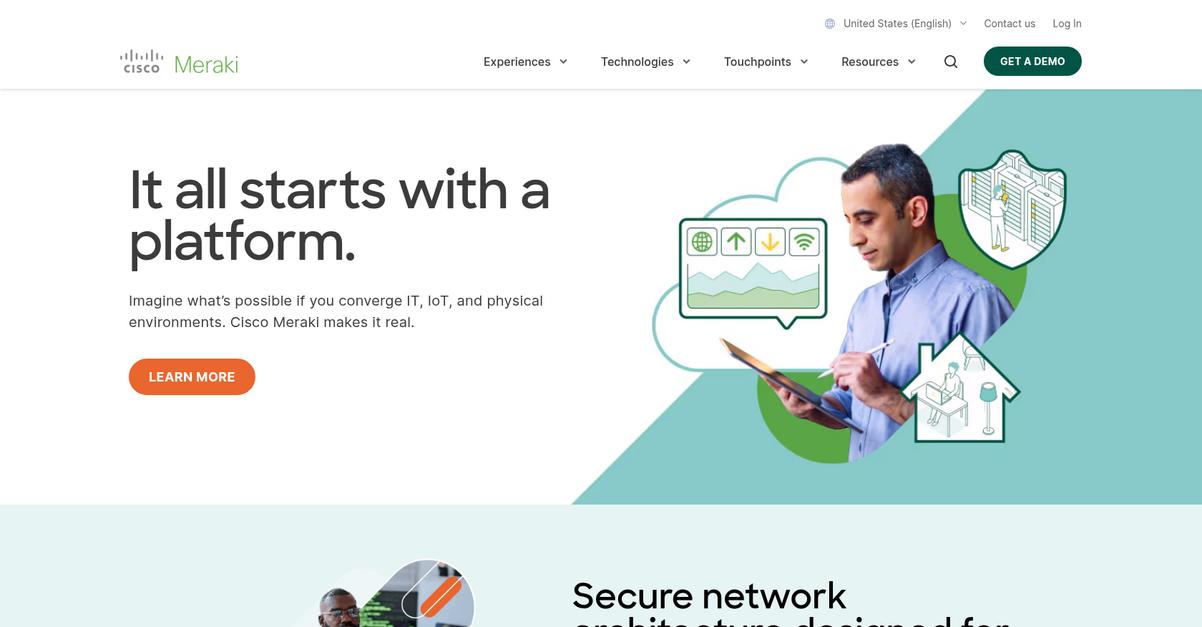 Cisco Meraki Homepage