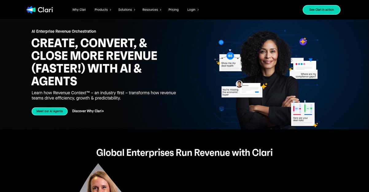 Clari Homepage