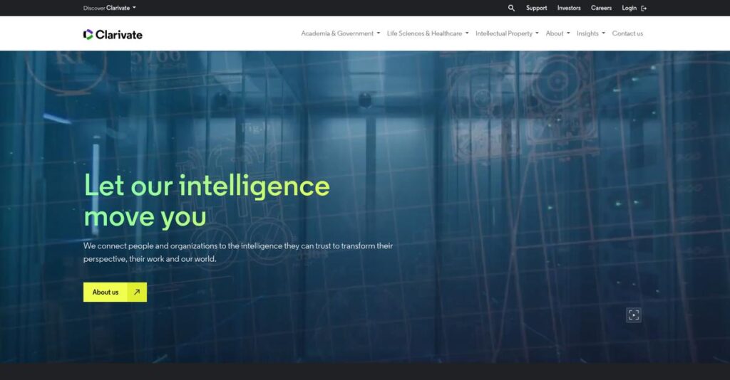 Clarivate Homepage