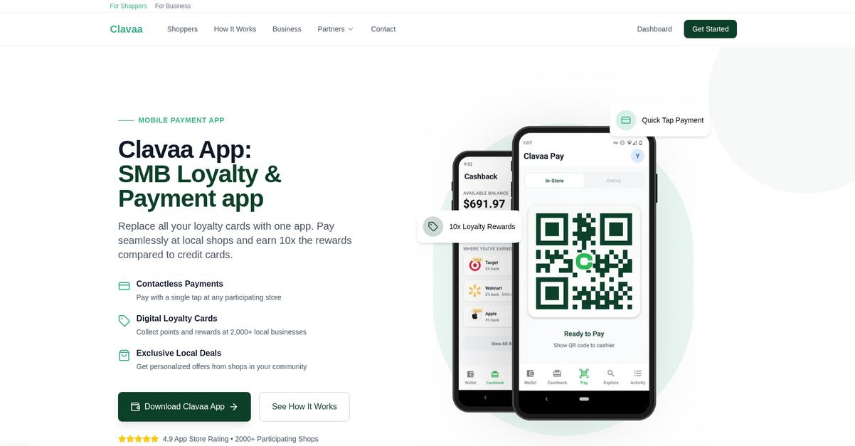 Clavaa Homepage