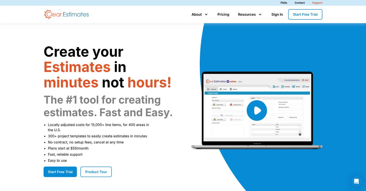 Clear Estimates Homepage