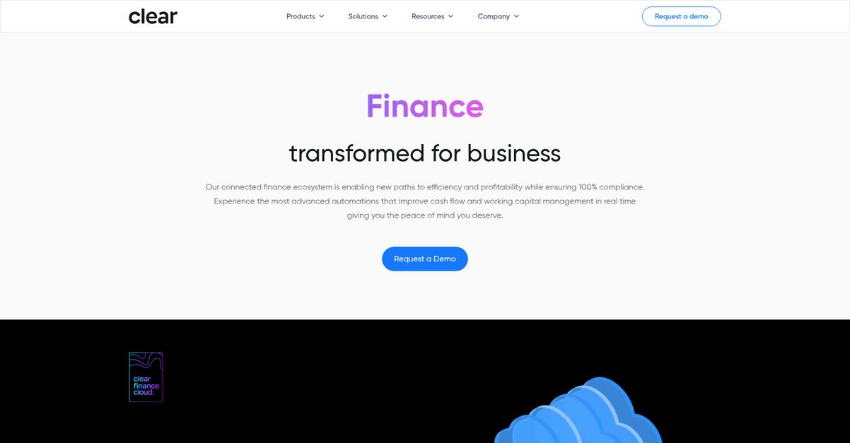 Clear Homepage