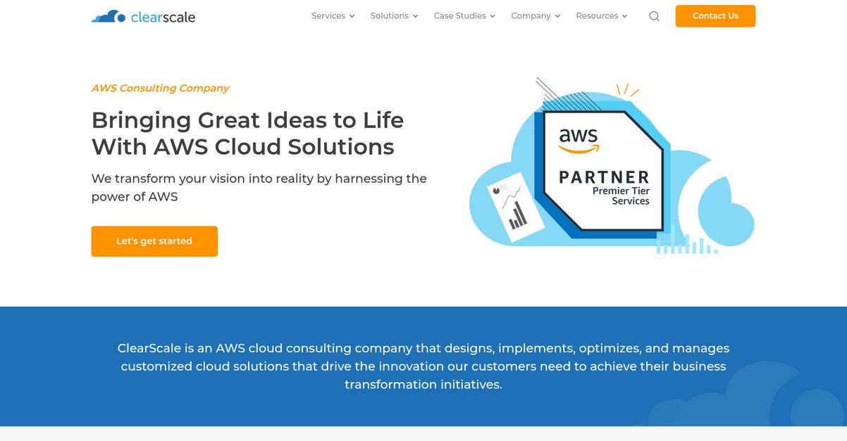 Clear Scale Homepage