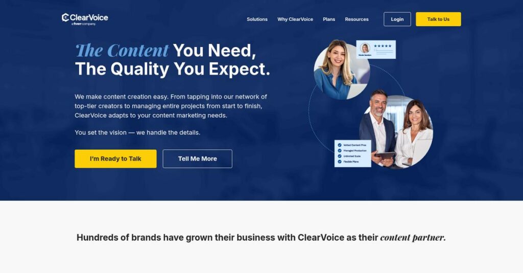 ClearVoice Homepage