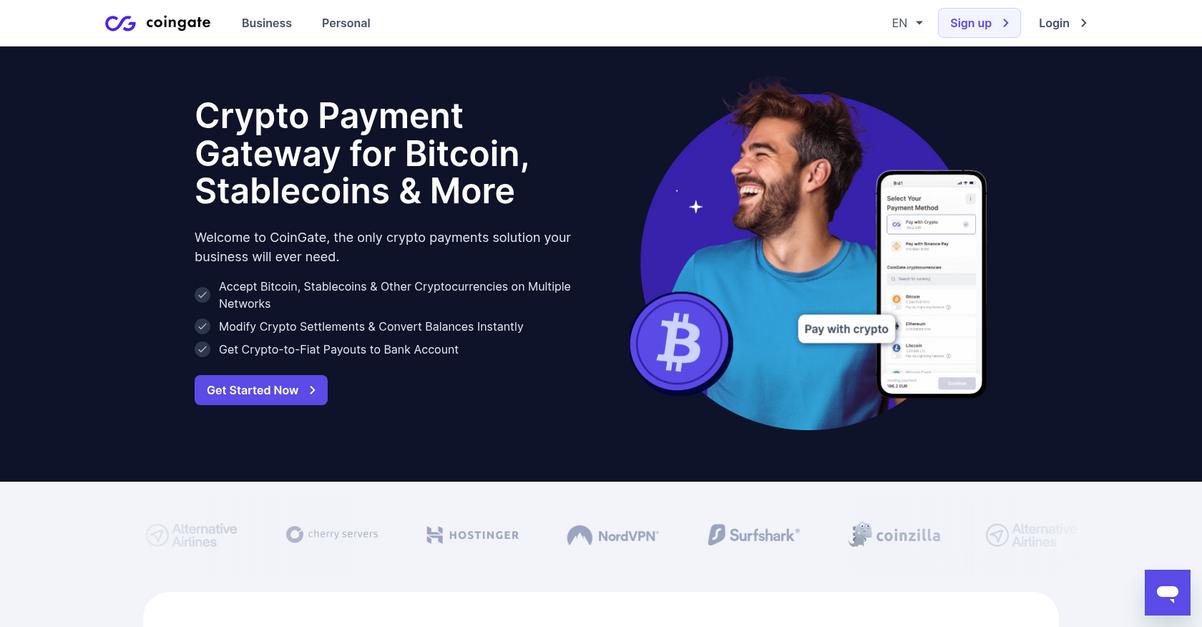 Coin Gate Homepage