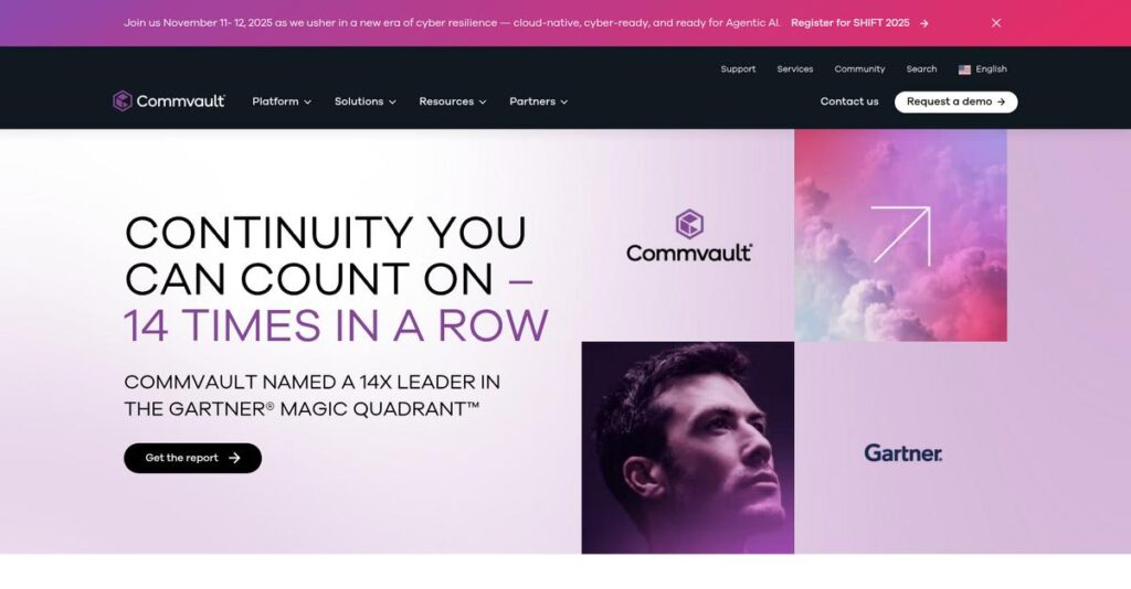 Commvault Homepage