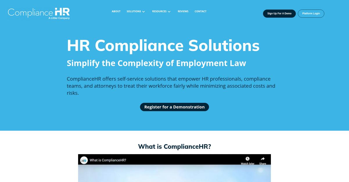 Compliance Hr Homepage