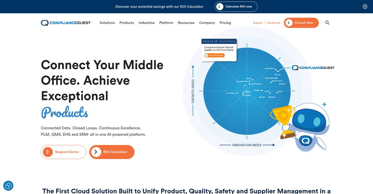 Compliance Quest Homepage