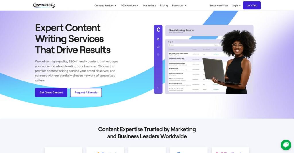 Compose.ly Homepage