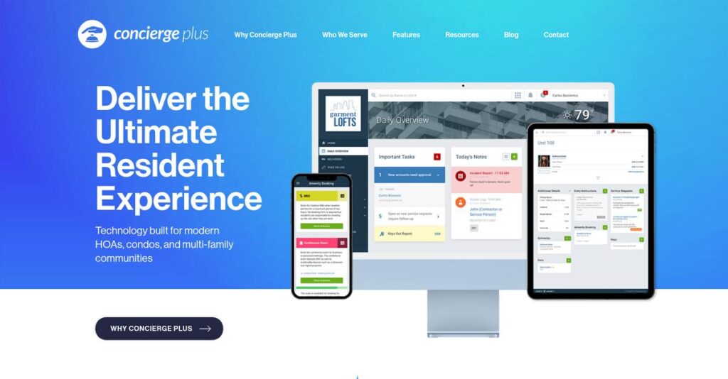 Concierge Plus Homepage