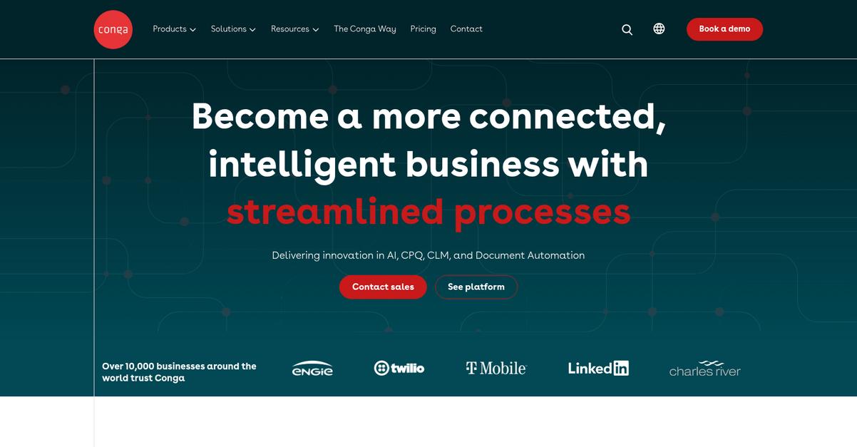 Conga Homepage
