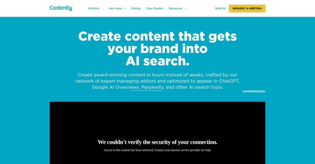 Contently Homepage