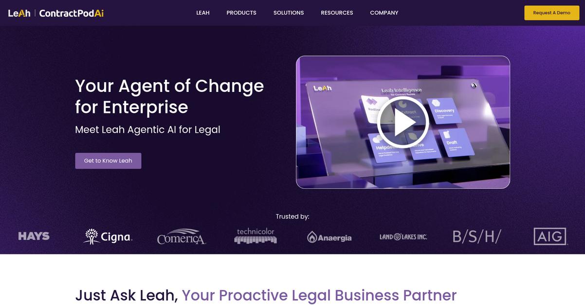 Contract Pod Ai Homepage