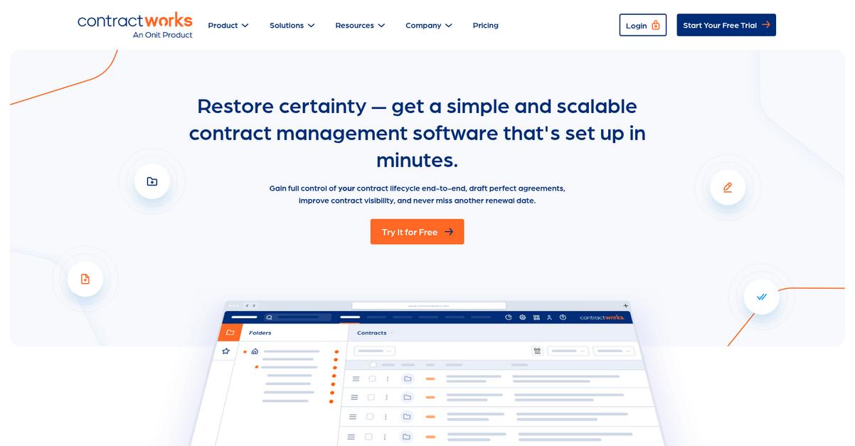 Contract Works Homepage