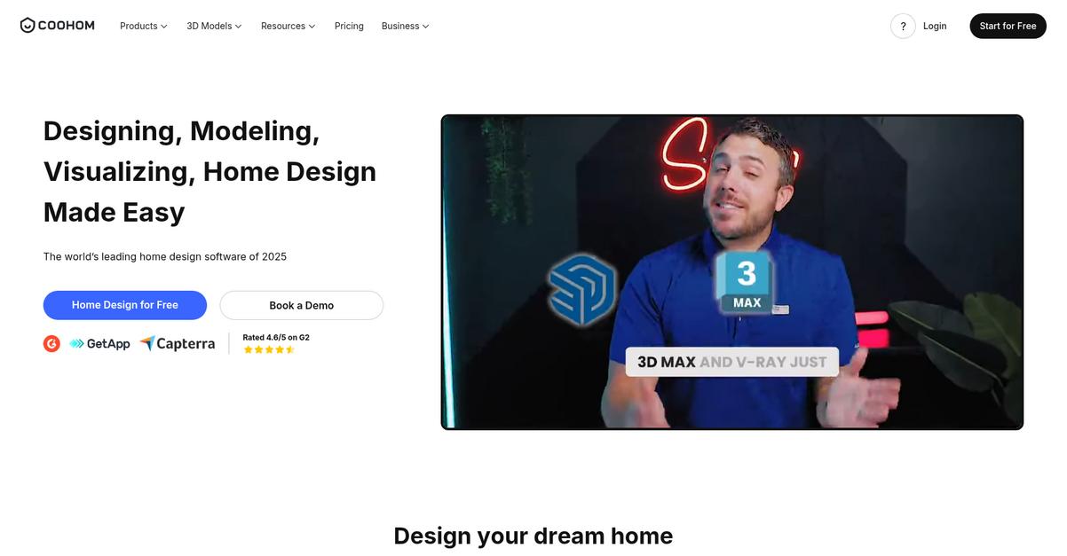 Coohom Homepage