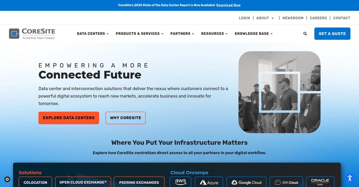 Core Site Homepage