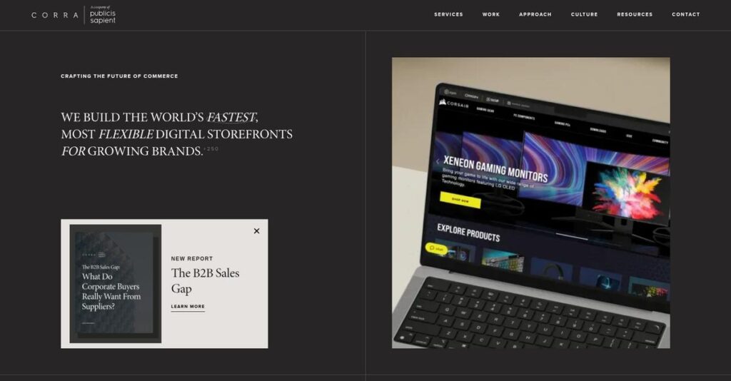 Corra Homepage