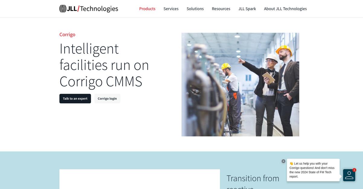 Corrigo Homepage