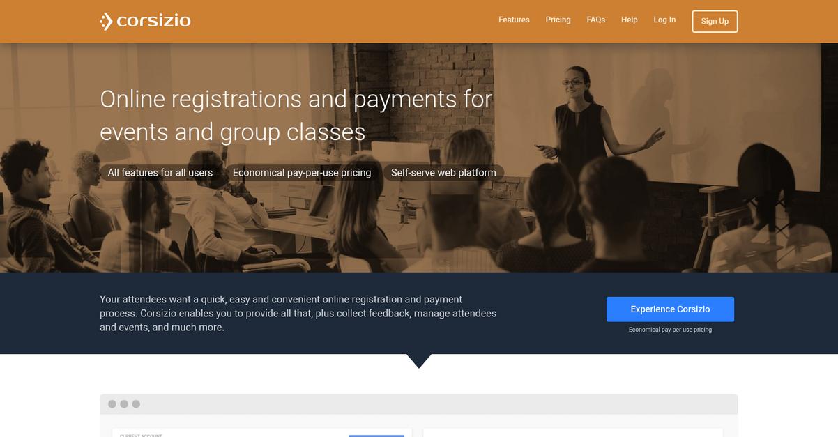 Corsizio Homepage