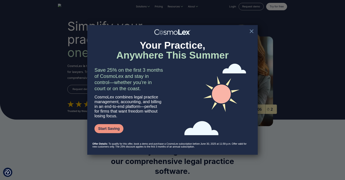 Cosmo Lex Homepage