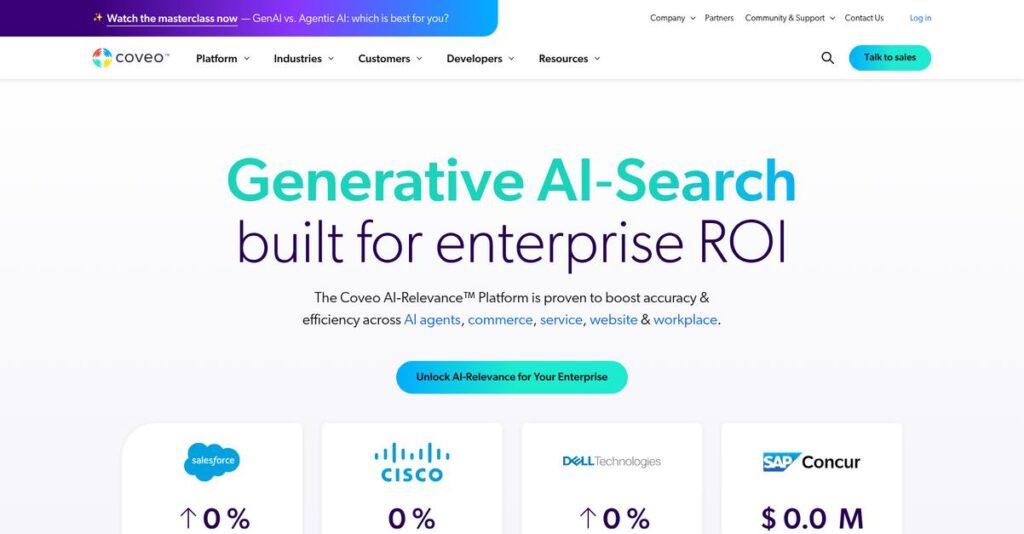 Coveo Homepage