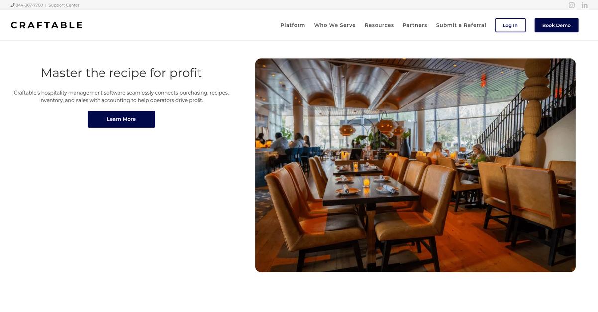 Craftable Homepage