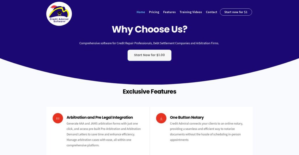 Credit Admiral Homepage