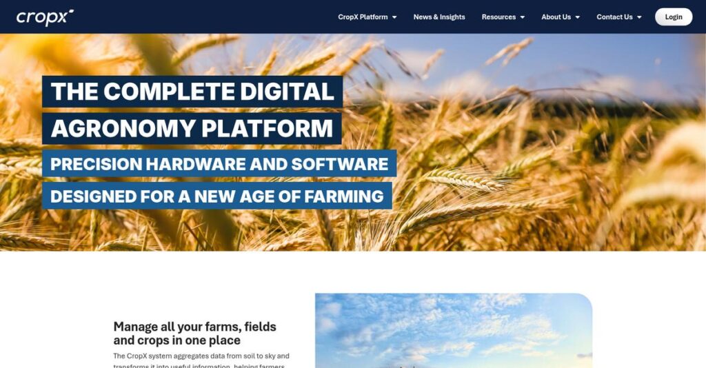 CropX Homepage