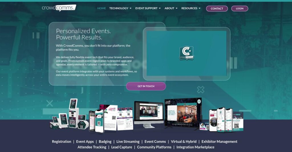 CrowdComms Homepage
