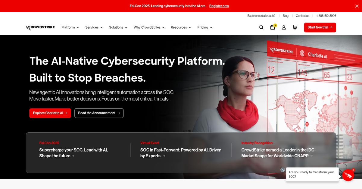 Crowd Strike Homepage