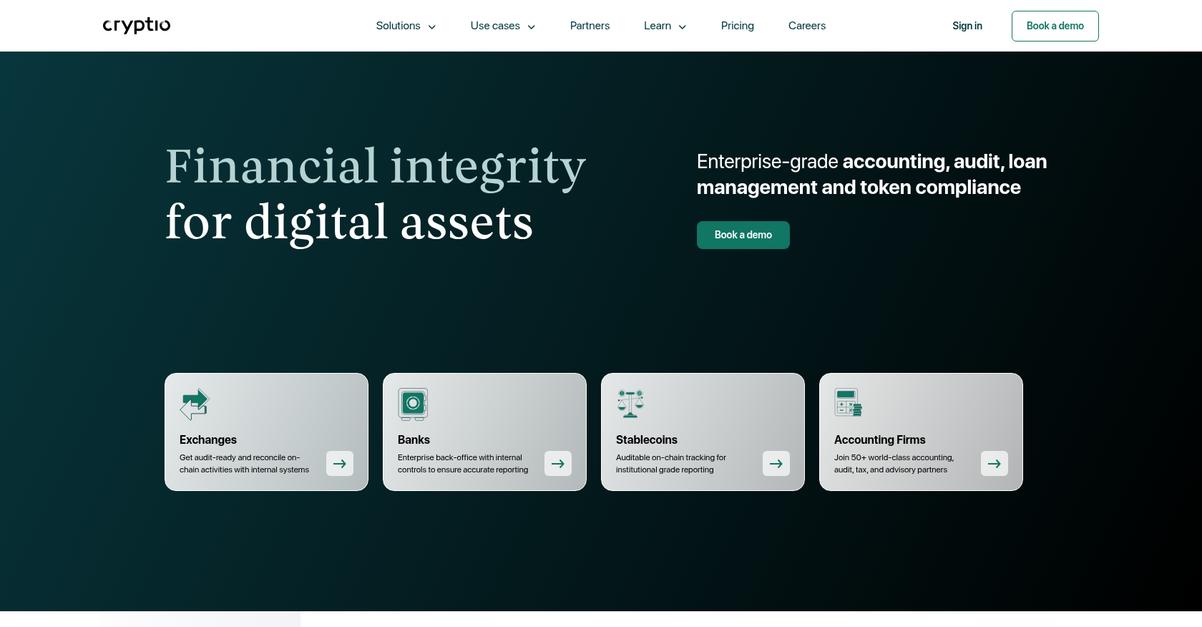 Cryptio Homepage