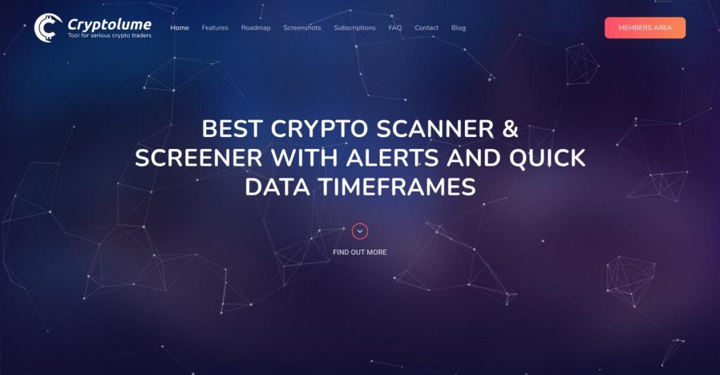 Cryptolume Homepage