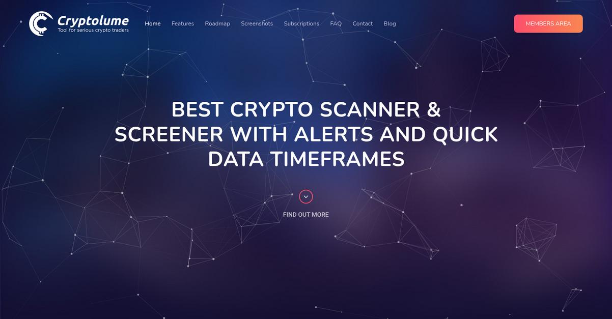 Cryptolume Homepage