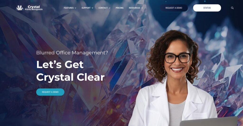 Crystal Practice Management Homepage