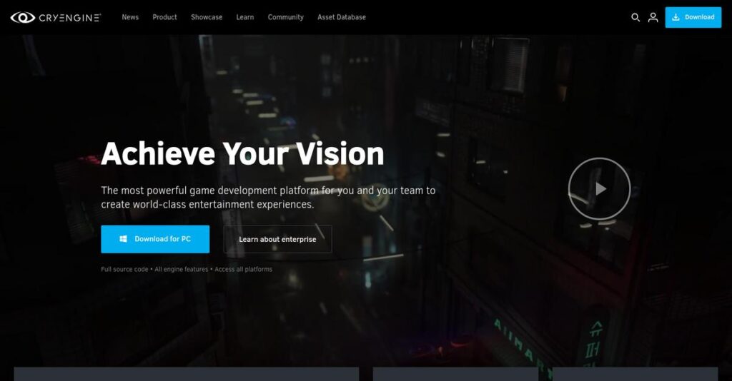 Crytek Homepage