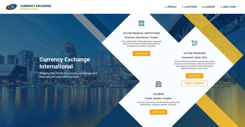 Currency Exchange International Homepage