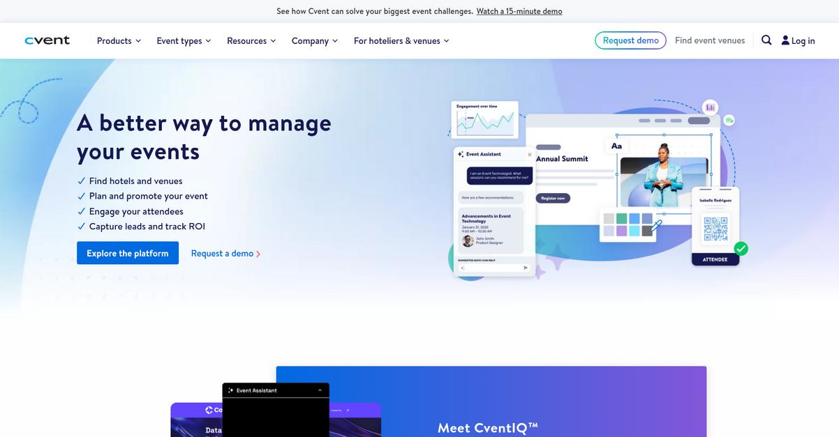 Cvent Homepage