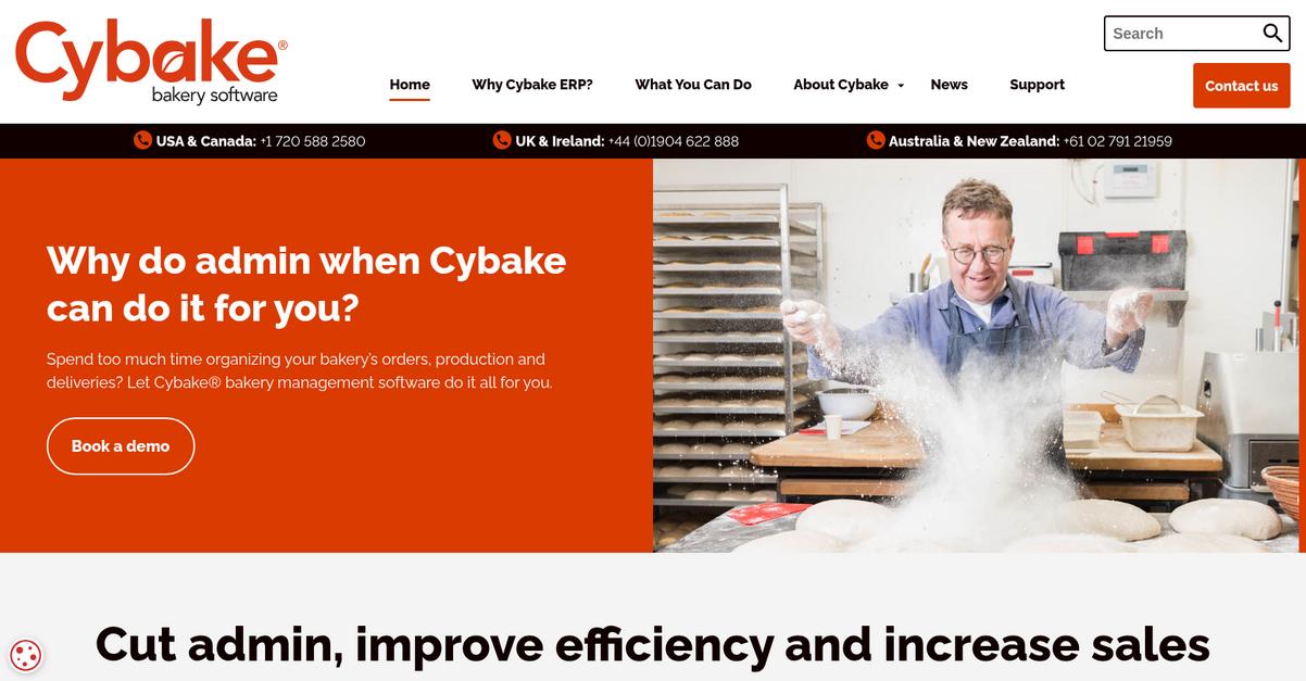 Cybake Homepage