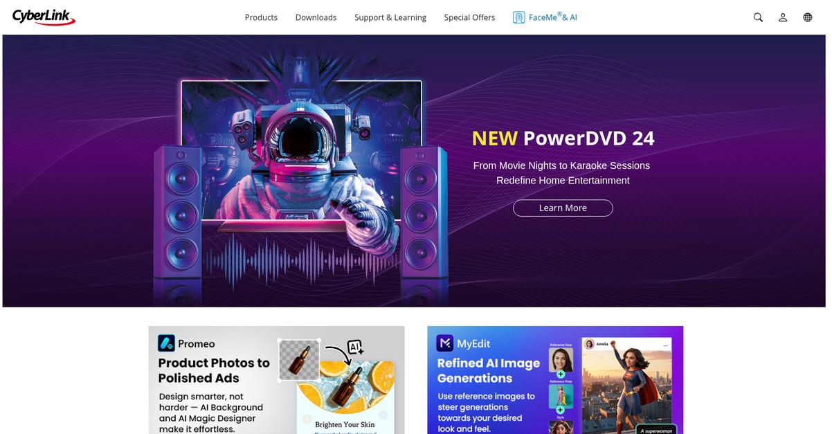 Cyber Link Homepage