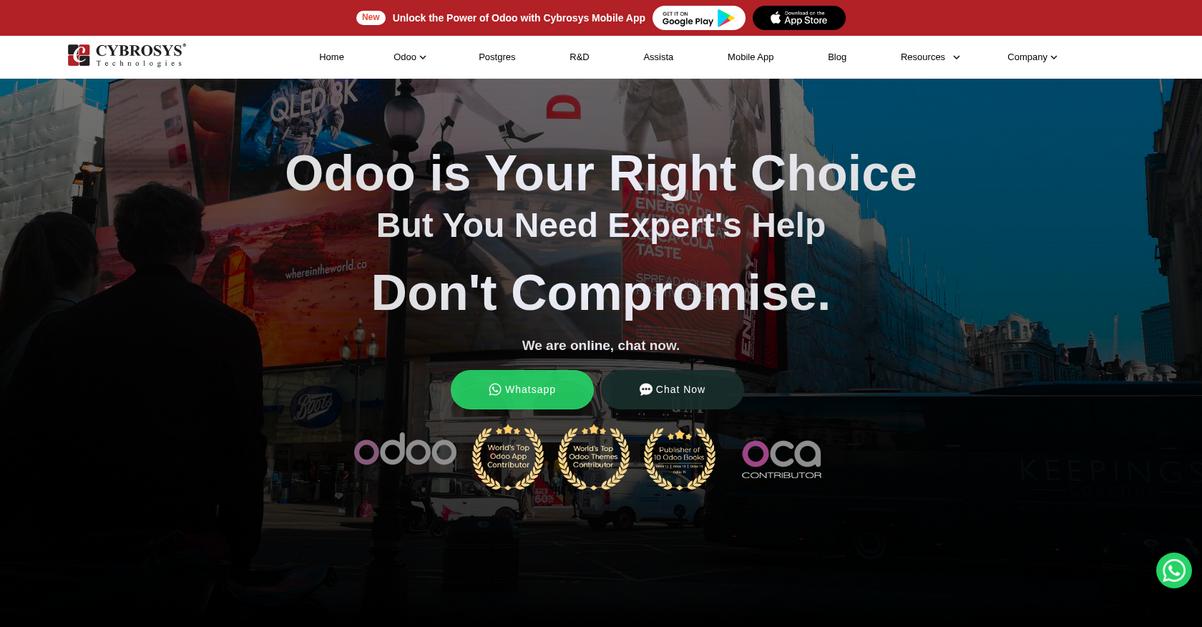 Cybrosys Technologies Homepage